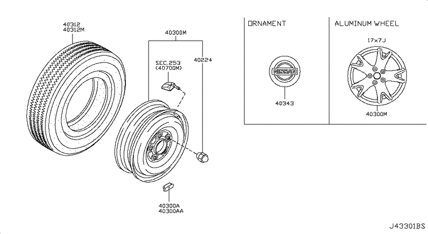 Road wheel & tire