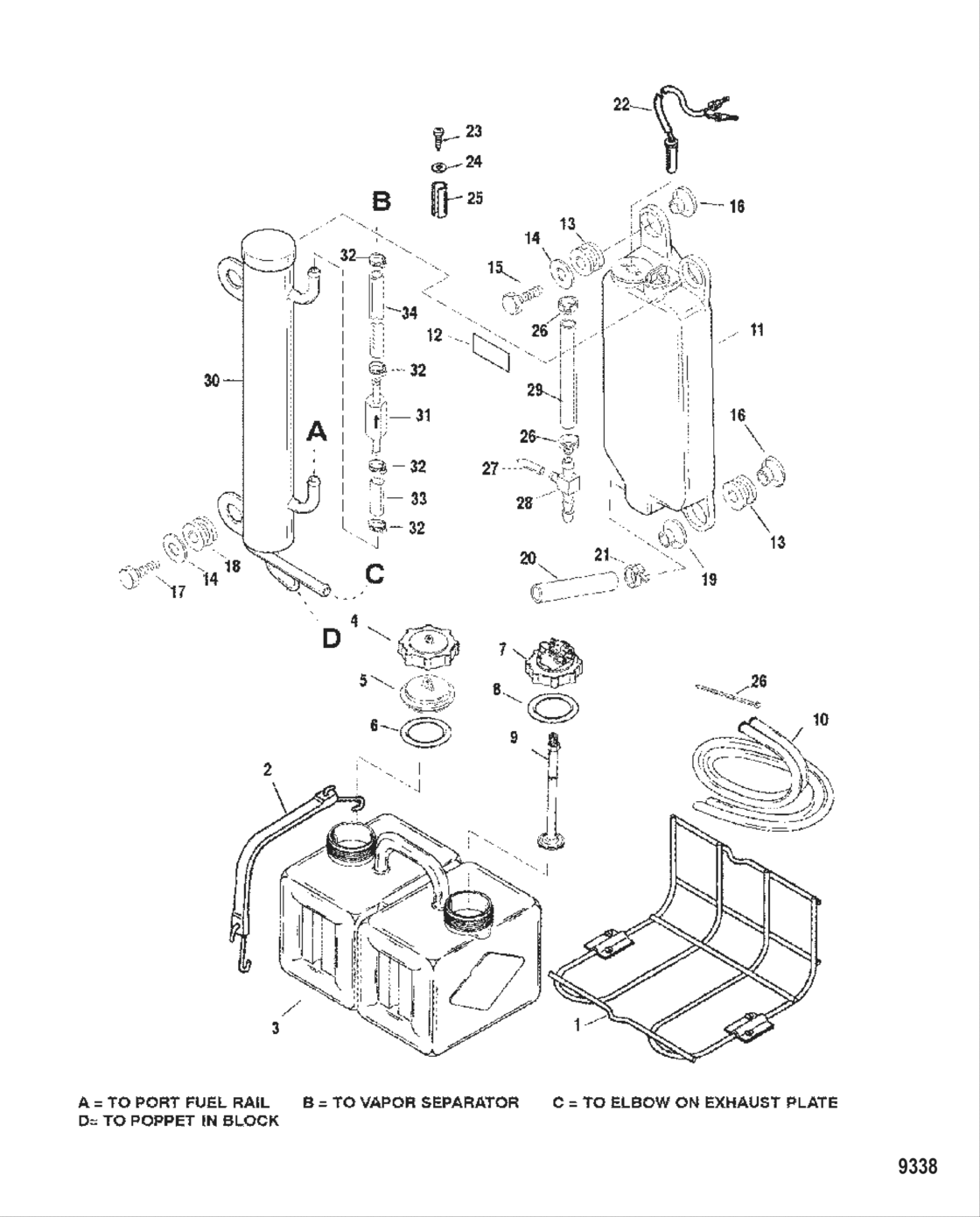 Oil Injection Components for MercuryMercruiser D150 sales region