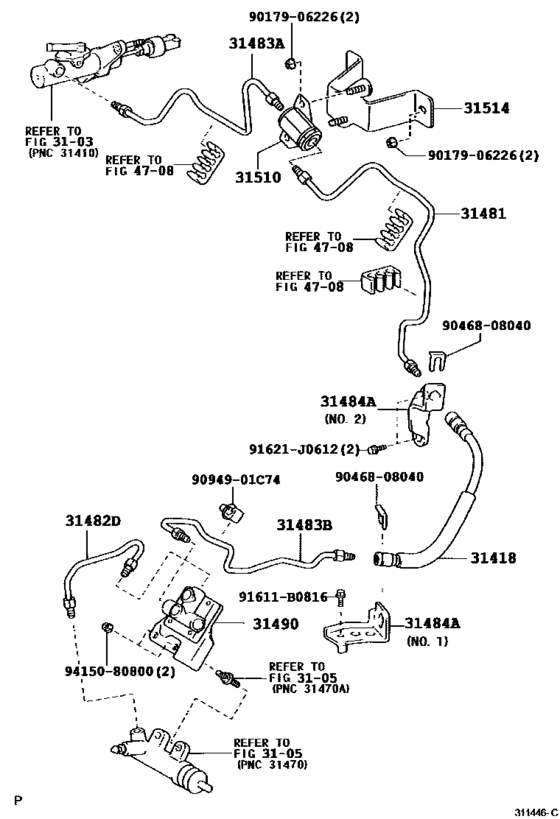 Clutch Pedal & Flexible Hose