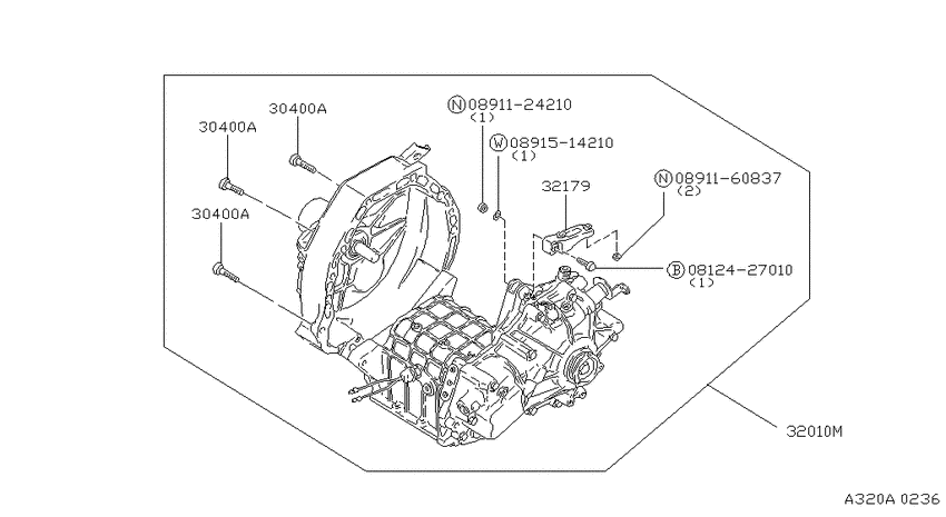 Manual transmission, transaxle & fitting