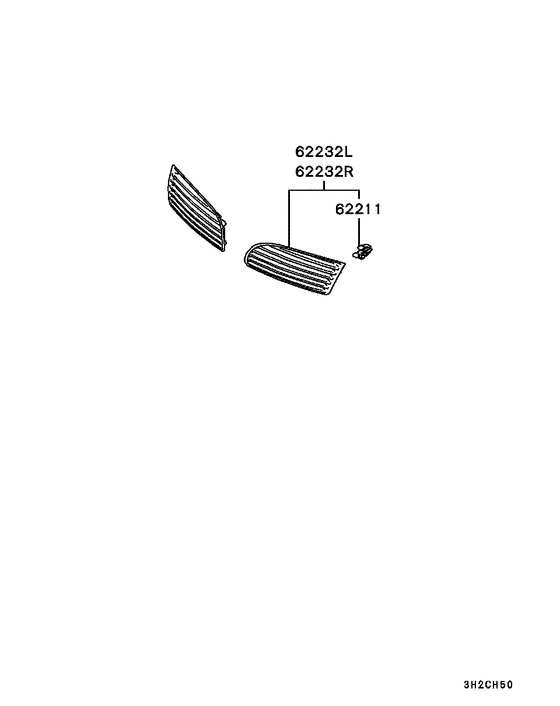 Radiator grille,headlamp bezel