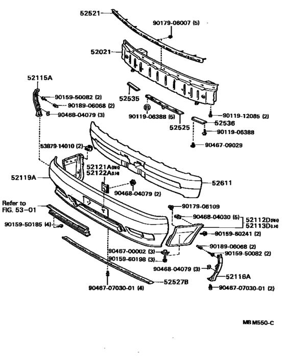Front Bumper & Bumper Stay