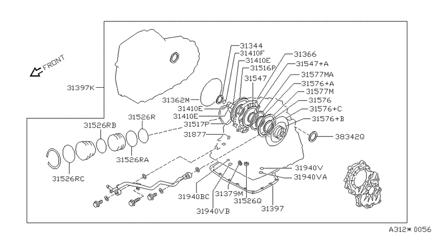 Gasket & seal kit (automatic)