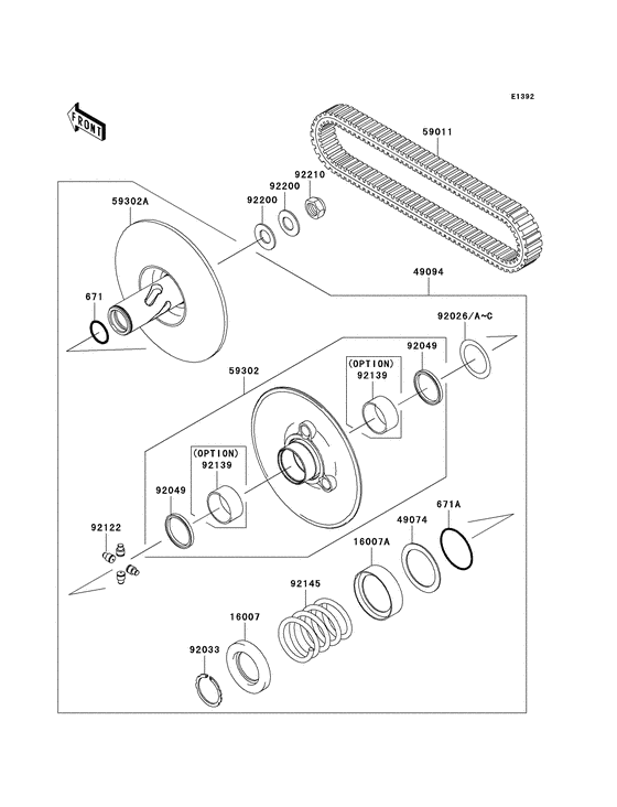 Driven converter