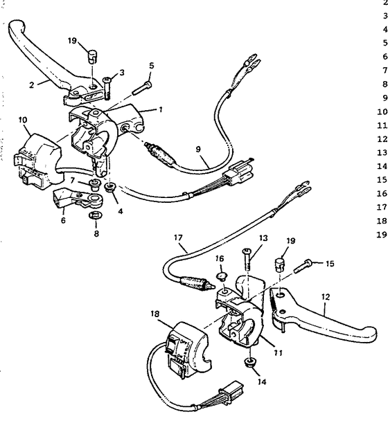 Handle switch & lever