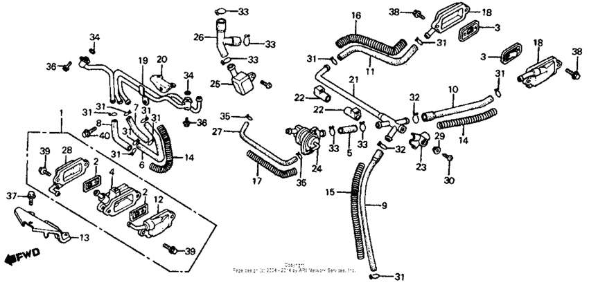 Air inj. control valve