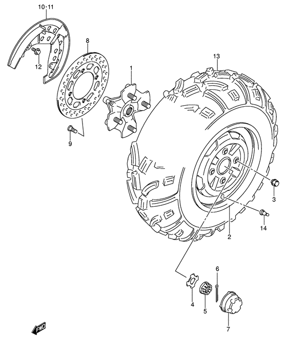 Front wheel