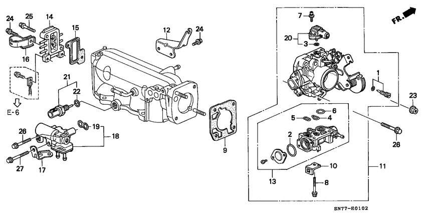 Throttle body
