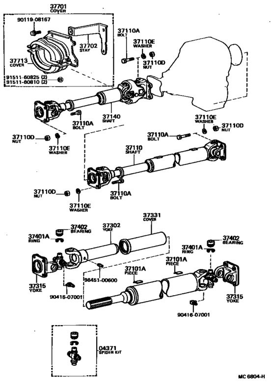 Propeller Shaft & Universal Joint