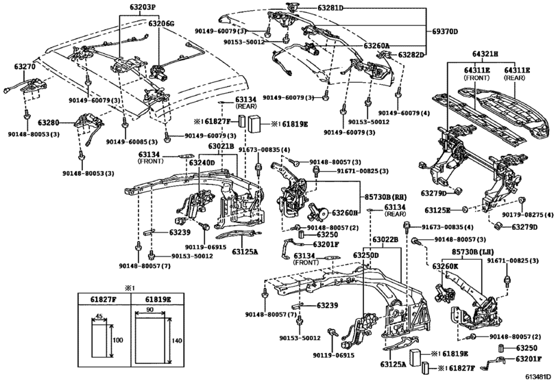 Roof Panel & Back Window Glass