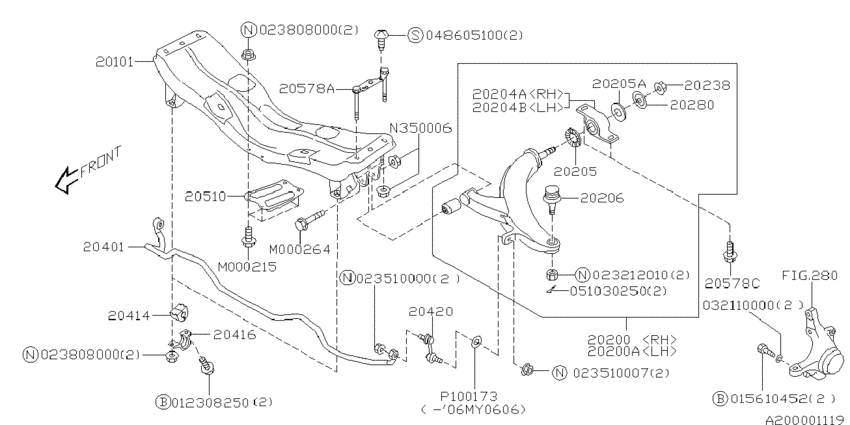 Front suspension