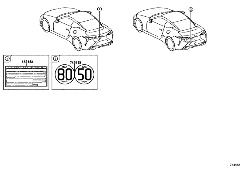 Caution Plate (Exterior & Interior)