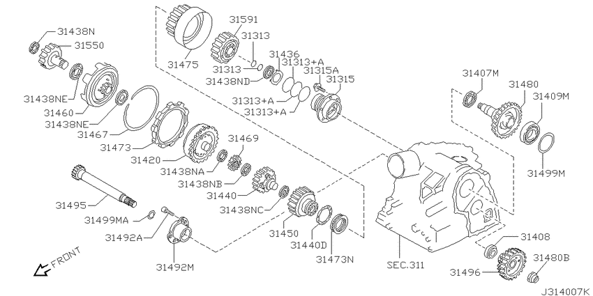 Governor,power train & planetary gear