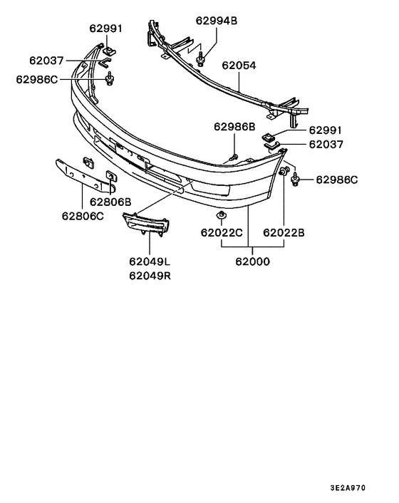 Front bumper & support