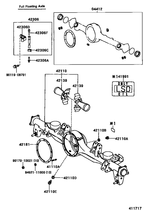 Rear Axle Housing & Differential