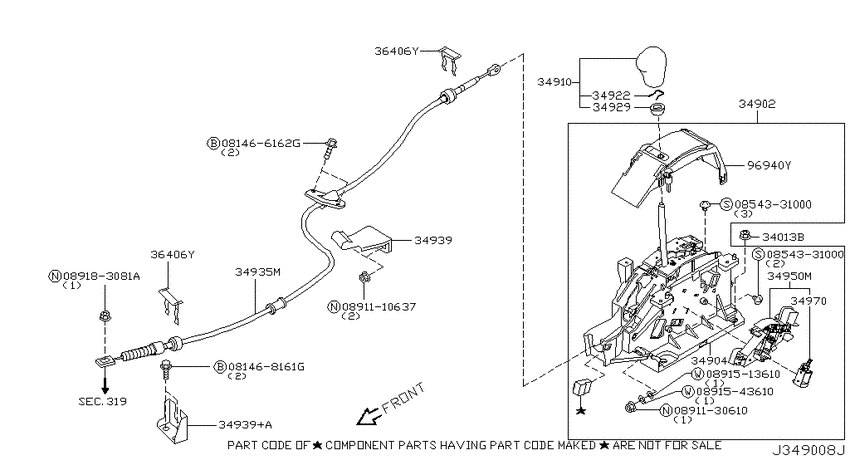 Auto transmission control device