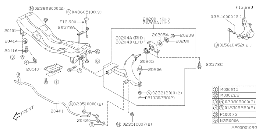Front suspension