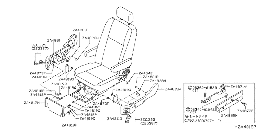turning Сидение