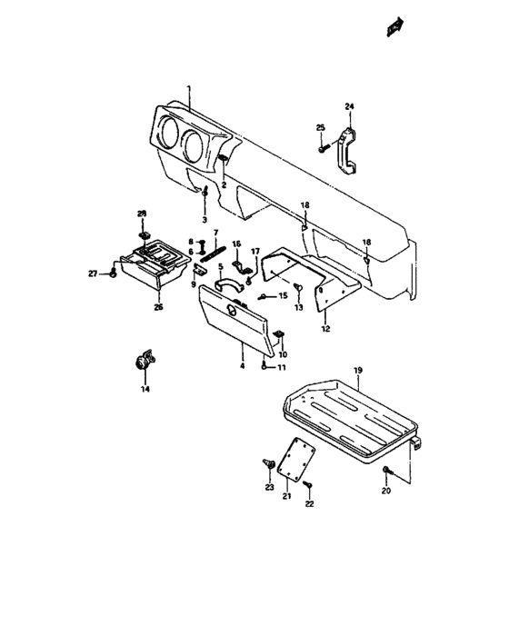 Meter hood - lid box