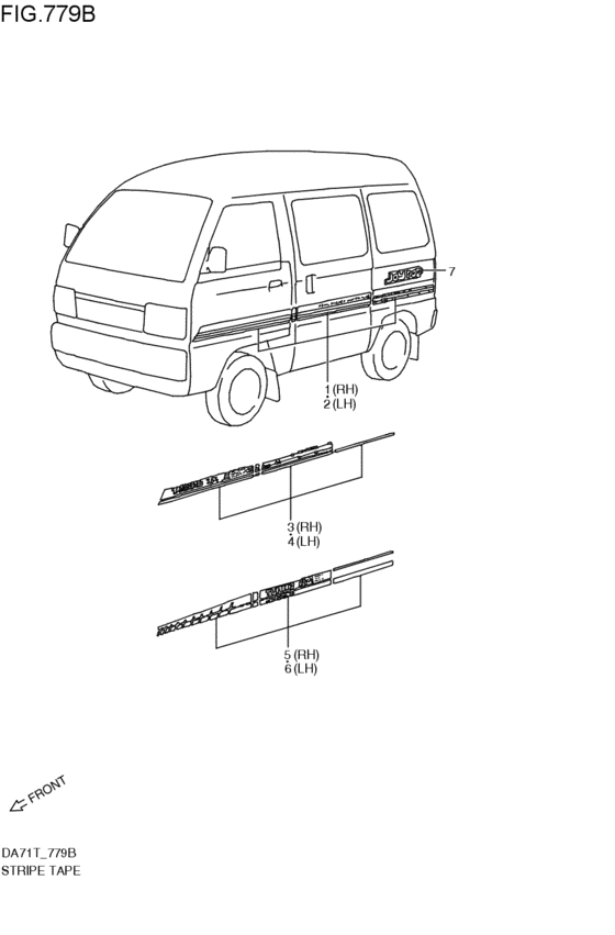 stripe tape / lacing braid