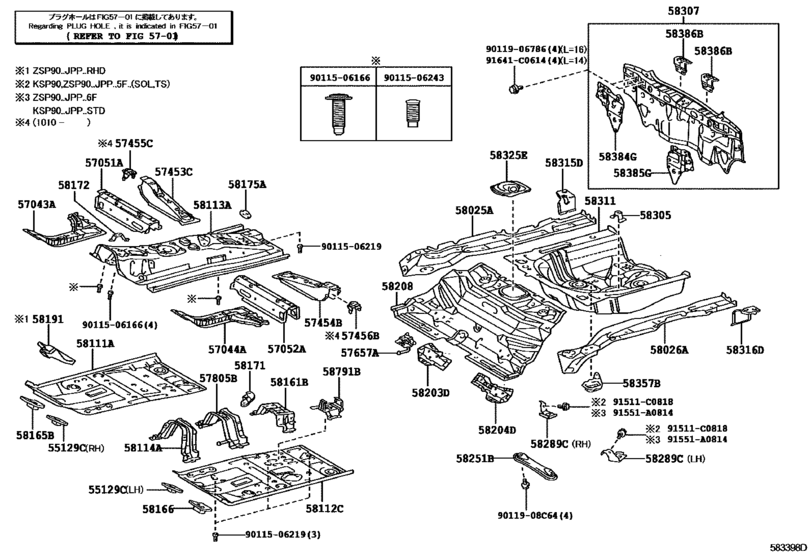 Floor Pan & Lower Back Panel