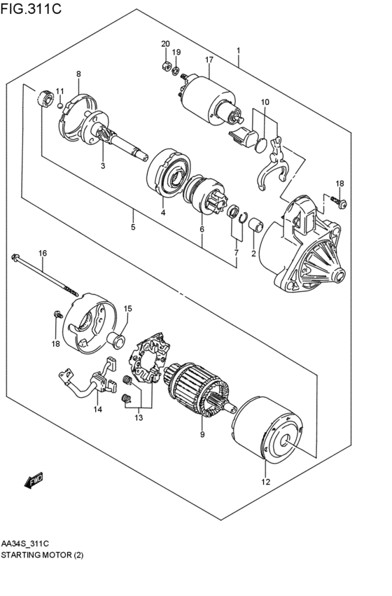 starting motor