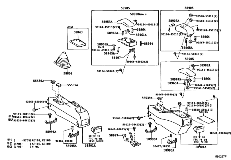 Console Box & Bracket