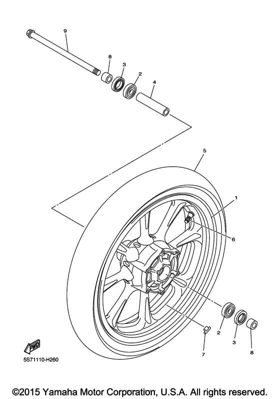 Front wheel