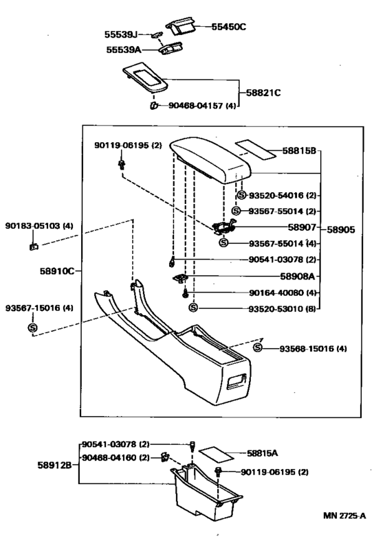 Console Box & Bracket
