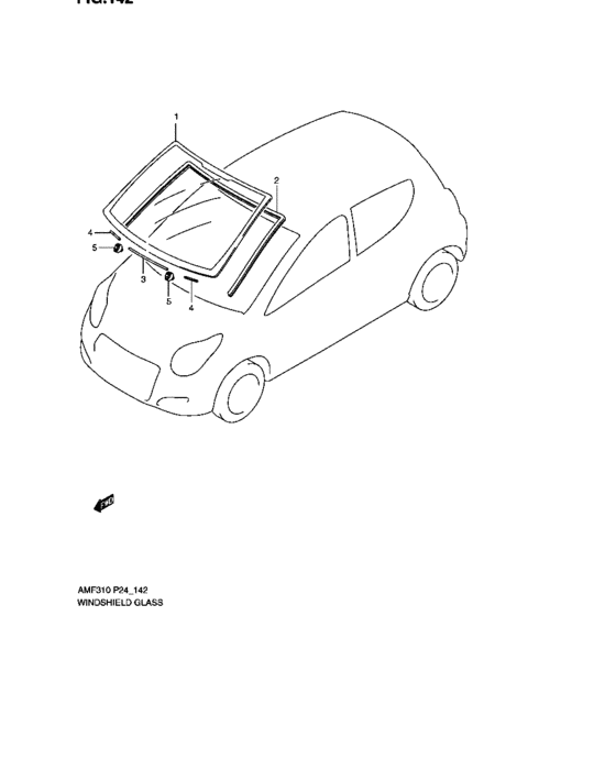 Windshield glass