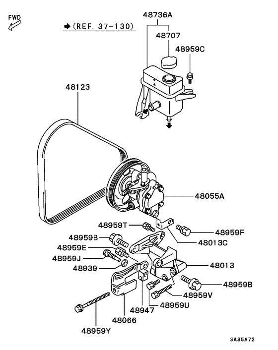 Power steering oil pump