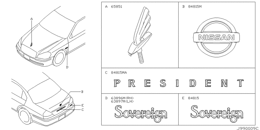 Emblem & name label