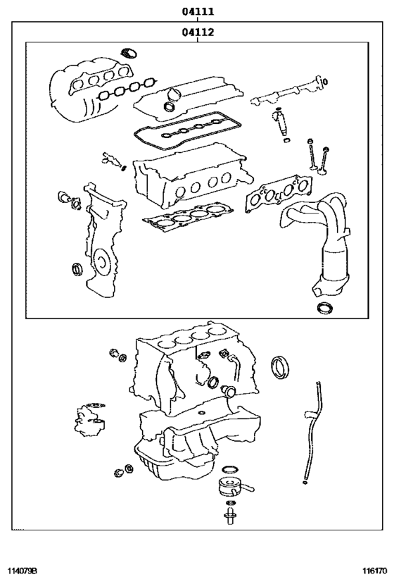 Engine Overhaul Gasket Kit