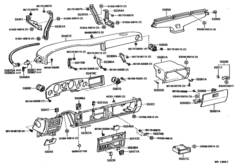 Instrument Panel & Glove Compartment