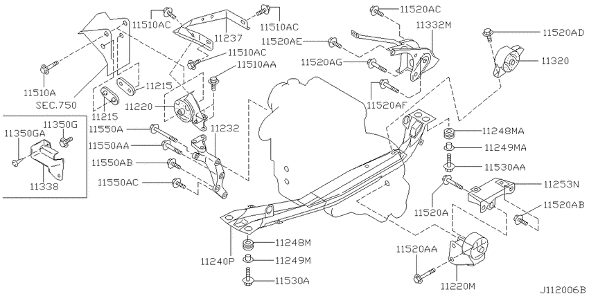 Engine & transmission   mounting