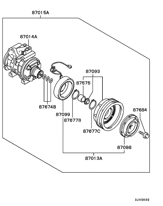 A/c condenser, piping