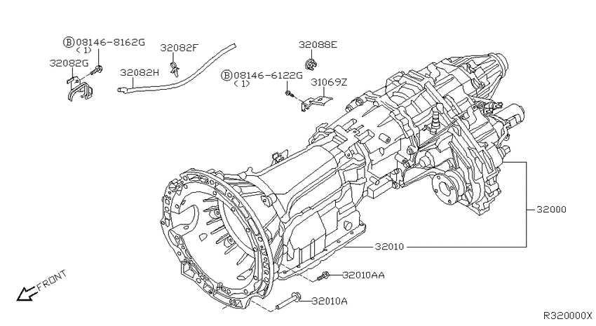 Manual transmission, transaxle & fitting