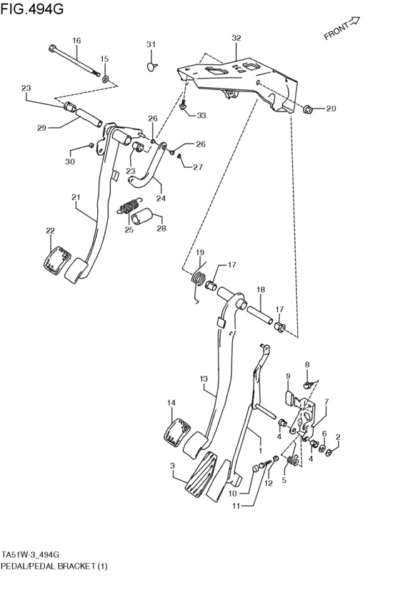 pedal / pedal bracket