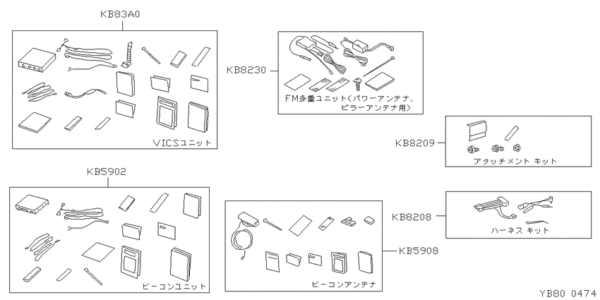 stereo, TV, navigator