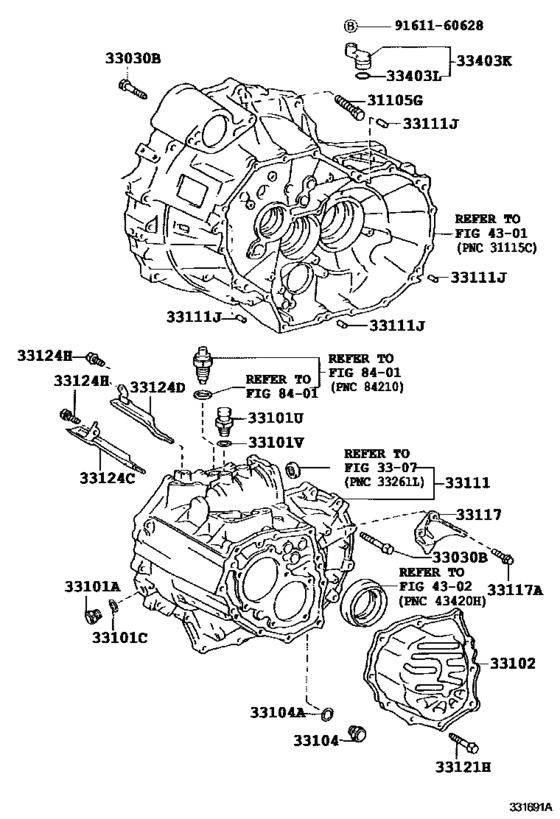Clutch Housing & Transmission Case (Mtm)