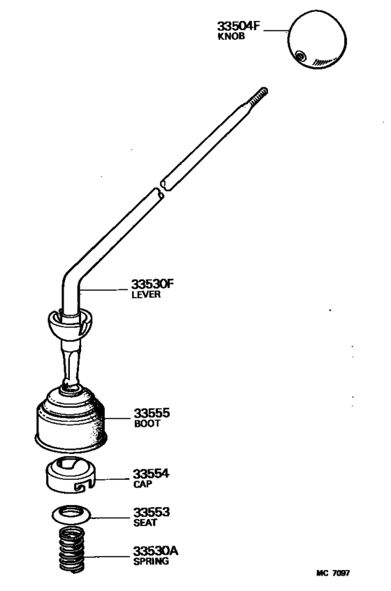 Shift Lever & Retainer