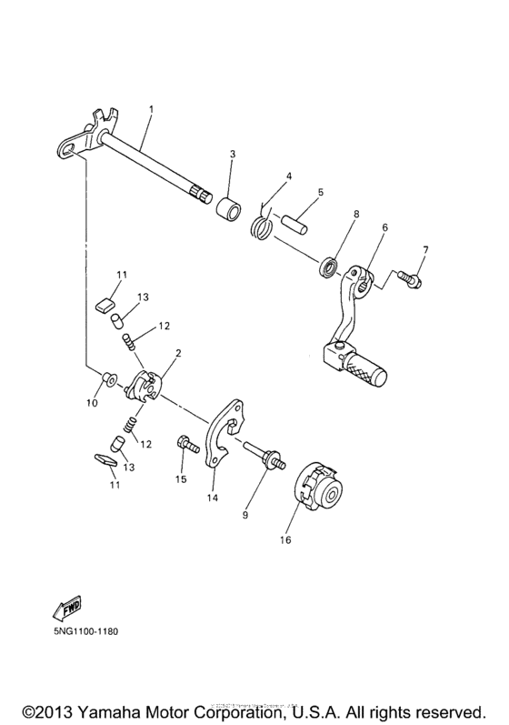 Shift shaft