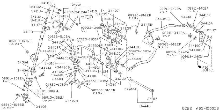 Transmission control & linkage