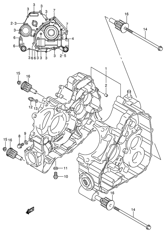 Crank case