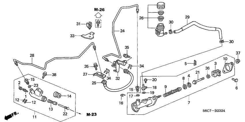 Clutch master cylinder