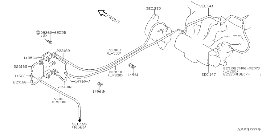 Vacuum piping