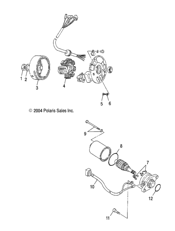 Generator/starting motor
