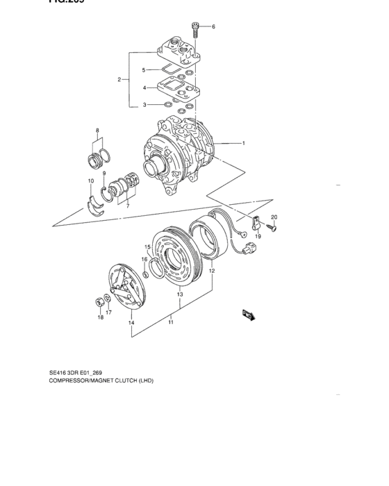 Compressor and magnet clutch