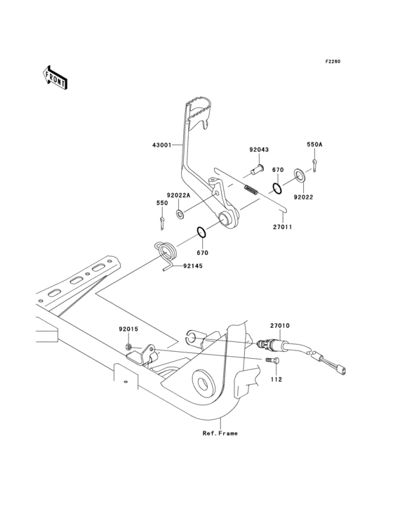 Brake pedal