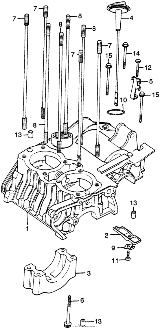 Upper crankcase